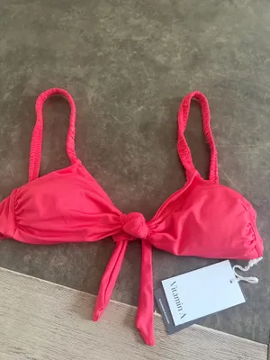 Vitamin A twist front tie back bikini top s thumbnail 4