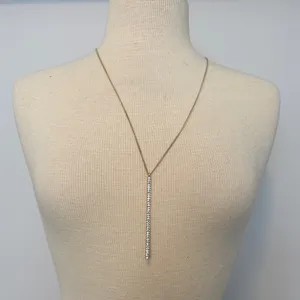 Charming Charlie Gold Silver Necklace Mixed Metal Layered Statement Jewelry thumbnail 1