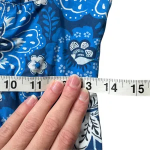 Farm Rio Full of Flowers Midi Dress Blue thumbnail 15