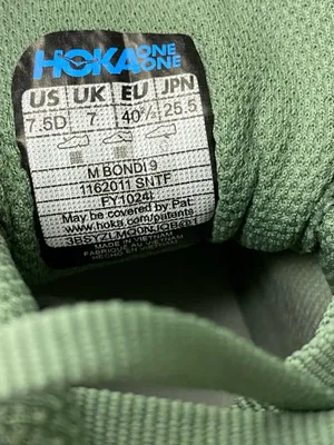 Hoka one one BUNDI 9 Running Sneakers mens shoes size 7.5 thumbnail 8