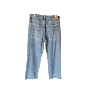 American Eagle - Low-Rise Baggy Y2K Blue Jeans Sz 10 S thumbnail 4