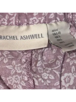 Rachel Ashwell Women’s Pink Floral Ruffle Lounge Shorts Size Large thumbnail 5