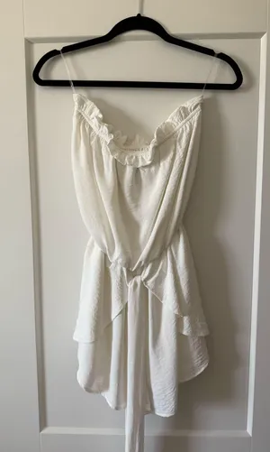 fab'rik Romper White Strapless thumbnail 1