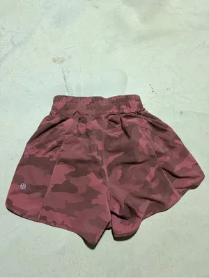Lululemon track that mid-rise Women's lined brier rose Camo Athletic Shorts 2 thumbnail 7