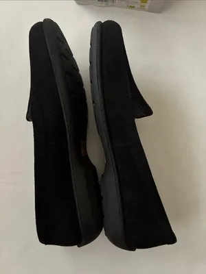 Natural Soul Black Suede Slip-On Loafers thumbnail 6