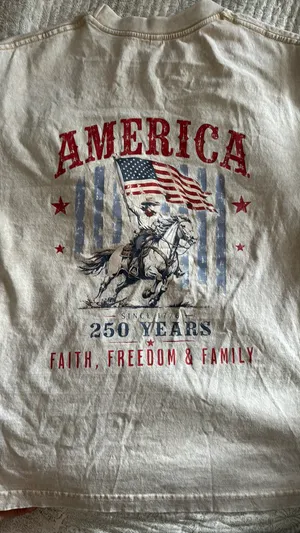 America graphic tee shirt Gray thumbnail 3