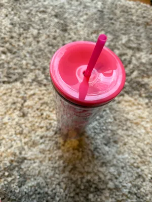 NEW Starbucks x Roller Rabbit Pink Monkey Tumbler 24 oz 2025 thumbnail 3
