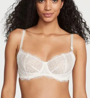 Victoria’s secret DREAM ANGELS push up Wicked Unlined Lace Balconette Bra thumbnail 1