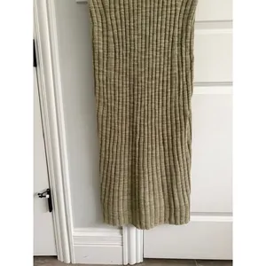 Everlane NWT Column Cotton Linen Eucalyptus Green Midi Dress Medium thumbnail 5
