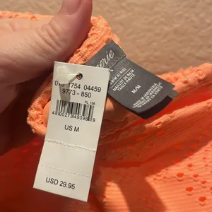 New Aerie Women’s Melon Orange High Rise String Side Tie Bikini Bottoms thumbnail 7