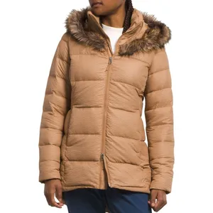 The North Face Womens Dreamer Parkina 600-Down Winter Jacket Almond Butter Sz Xs thumbnail 2