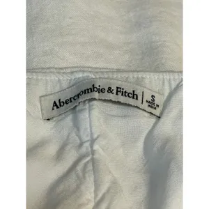 Abercrombie & Fitch Womens White Linen Blend Side Zip Wrap Mini Skirt Skort Sz S thumbnail 5