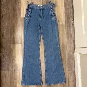 BDG Urban Outfitters Corset Tie-Waist Boot Leg Jeans Size 26 thumbnail 7