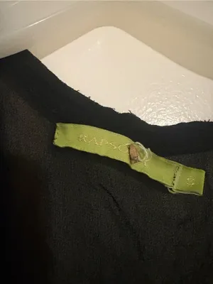 Vintage Black Sheer Beaded Tank with Gold Sequin Trim thumbnail 3