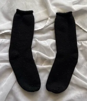 Fuzzy Socks Black thumbnail 1