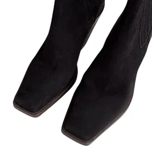 EUC Vince Camuto Leather Ackella Boots Black Size 8 thumbnail 4