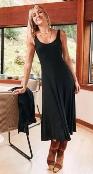 ✨Marine Layer Lexi Rib Fit and Flare Midi Dress✨ thumbnail 1