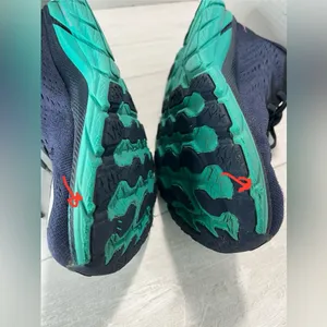 Hoka Women's Shoes in Navy and Teal thumbnail 6