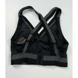 Gymshark Sports Bra Criss Cross Medium‎ Support Activewear Black Size S thumbnail 4
