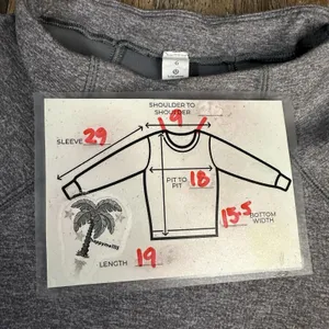 LULULEMON Hill And Valley Mock Neck Long Sleeve Top Size 6 Heathered Slate Crop thumbnail 4