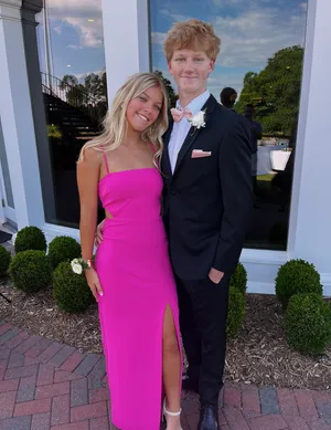 XScape Nordstrom Pink Prom Dress thumbnail 3