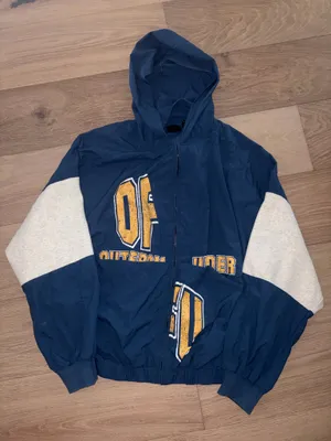 urban outfitters navy windbreaker small thumbnail 1