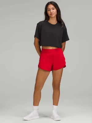 Lululemon All Yours Cropped T-Shirt Black thumbnail 2