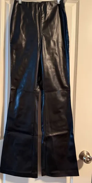 H&M Leather Faux Pants thumbnail 1