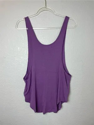 Levi's Purple Scoop Neck Henley Tank Top Size M thumbnail 7