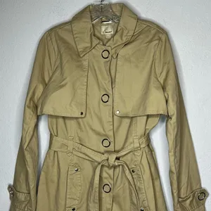 J2 by‎ JouJou Tan Belted Coat Size M thumbnail 6