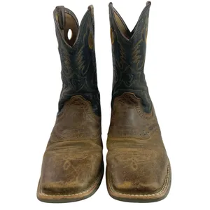 Ariat Heritage Roughstock Women's Brown Black Leather Western Cowboy Boots Sz 6 thumbnail 2