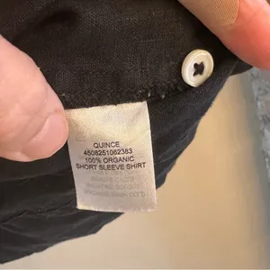 QUINCE‎ 100% European Linen Short Sleeve Shirt thumbnail 5