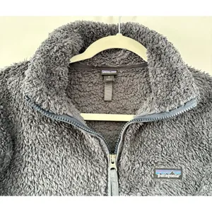 Patagonia Womens‎ Purple/Plum Quarter Zip Sherpa Fleece Activewear Small thumbnail 4