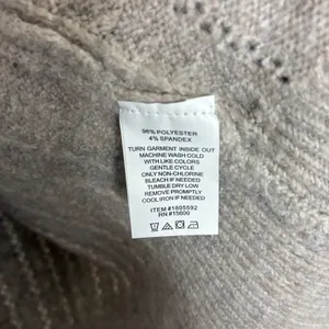 Briggs Oatmeal Beige Button Front Cardigan Sweater Polyester NWT Womens Medium thumbnail 6