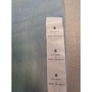 Isabel‎ Maternity Skinny Over The Belly Crossover Panel Jeans Light Blue Size 8 thumbnail 5