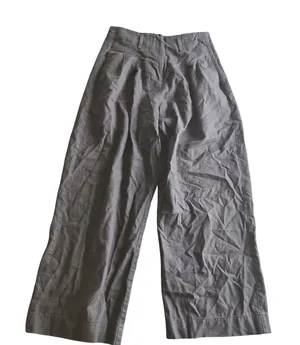 Gentle Herd Black Linen Pants Size: S thumbnail 1