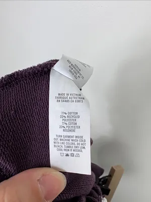 Aerie Jet Setter Joggers Sweatpants Cool Berry Purple Women’s Size Small Cotton thumbnail 5