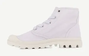 PALLADIUM PAMPA HI high top Canvas lace up boots/sneakers , size 8.5 Star White thumbnail 1