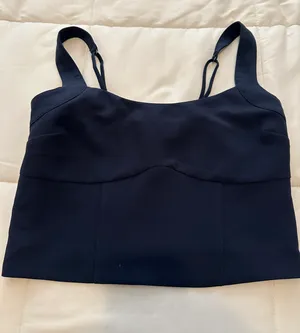 A&F Stretch Cotton Squareneck Top thumbnail 1