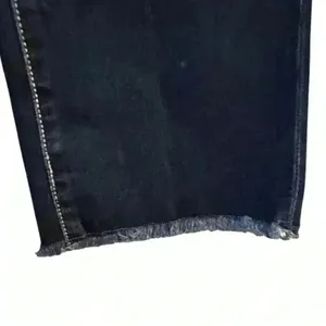 Seven7 Women's Size 14‎ Skinny Jeans Dark Blue High-Rise Fray Hem thumbnail 7