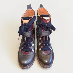Pikolinos Aspe W9Z-8634C1 Leather Lace Up Side Zip Combat Boots Olmo Brown 37 7 thumbnail 4