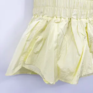 Womens Butter Yellow Tennis Pickleball Active Skort Romper‎ Athletic Size L thumbnail 5