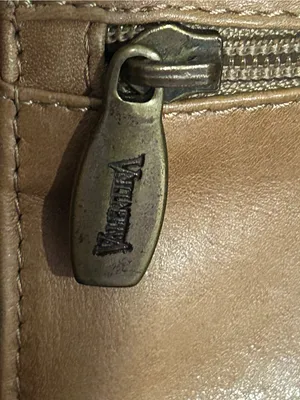 Valentina Brown Leather Interior Tote Tan thumbnail 9