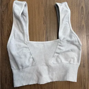 Free People $126 FP Movement Good Karma Ice Gray White Sports Bra Leggings‎ Set thumbnail 4