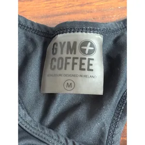 Gym‎ Coffee Black Racerback Athletic Tank Top Athleisure Women's Size M thumbnail 3