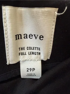 Maeve Colette Embroidered High-Rise Wide-Leg Full-Length Pants 29P thumbnail 6