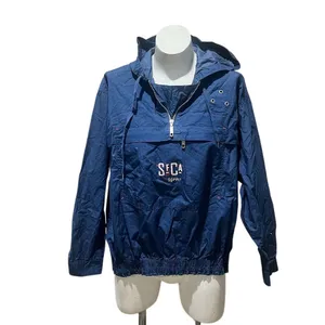 Esprit Vintage Unisex Windbreaker Jacket Blue Hooded Size S thumbnail 2