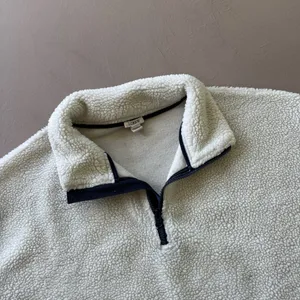 J.Crew Sherpa popover Quarter Zip jacket thumbnail 8