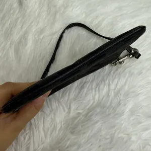 COACH Black Signature Canvas Wristlet thumbnail 3