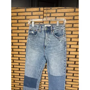 Abercrombie & Fitch The Ankle Straight Ultra High‎ Rise Jeans 27/4 Short thumbnail 3